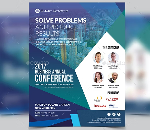 Event Summit Conference Flyer Templates