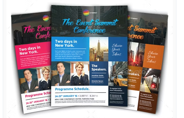Event Summit Conference Print Flyer 