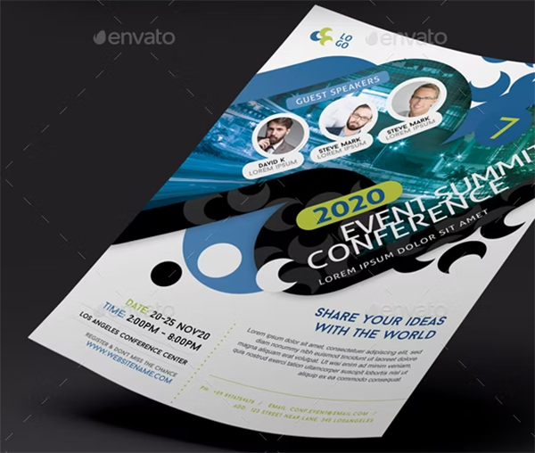 Event Summit Conference PSD Flyers