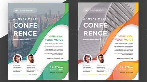 Event Summit Conference Flyer PSD Design