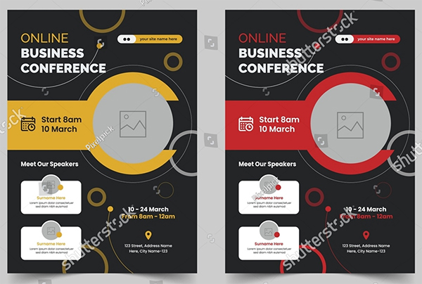 Event Conference Business Flyer Template
