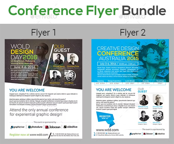 Event Summit Conference Flyer Bundles