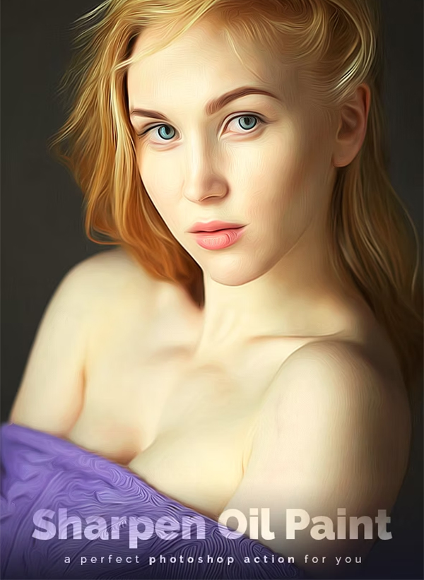 Sharpen Oil Soft Paint Action