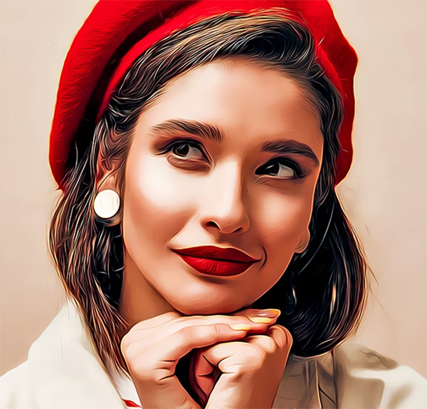 Soft Oil Painting Effect