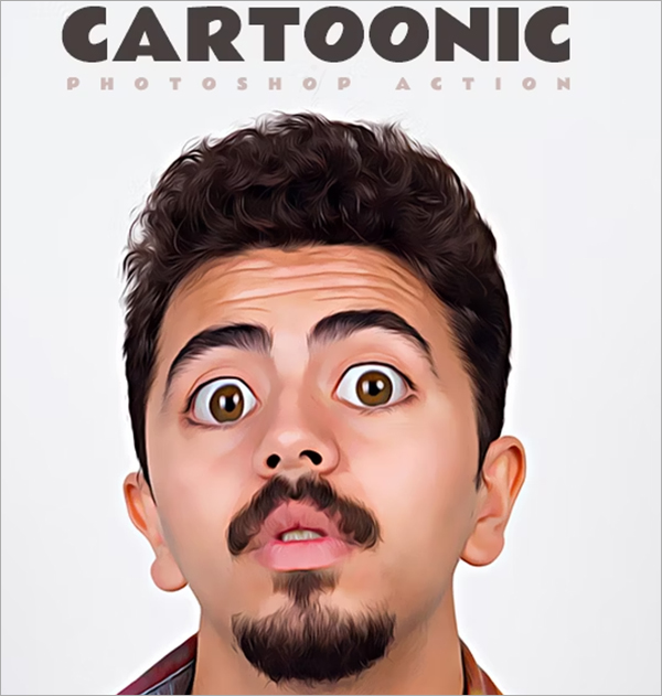 Cartoonic Photoshop Action
