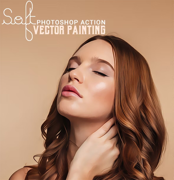 Soft Vector Painting Photoshop Action