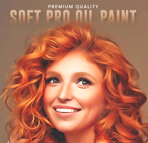 Soft Pro Oil Soft Paint Photoshop Action