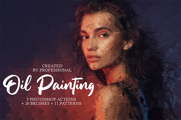 Oil Painting Photoshop Actions