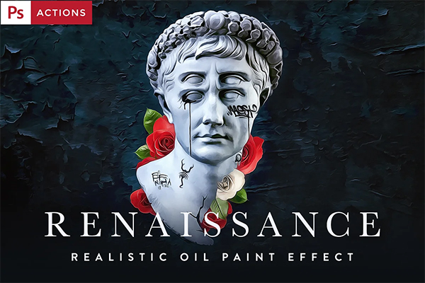 Renaissance Oil Painting Actions