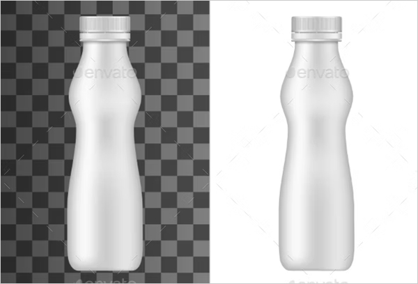 Plastic Bottle Vector Realistic Mockup Plastic Bottle Vector Realistic Mockup