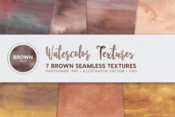 Watercolor Seamless Textures Pattern