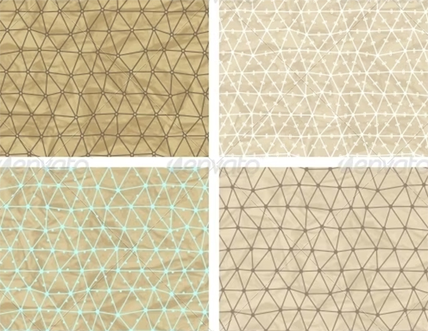 Seamless Lace Patterns on Old Paper Texture