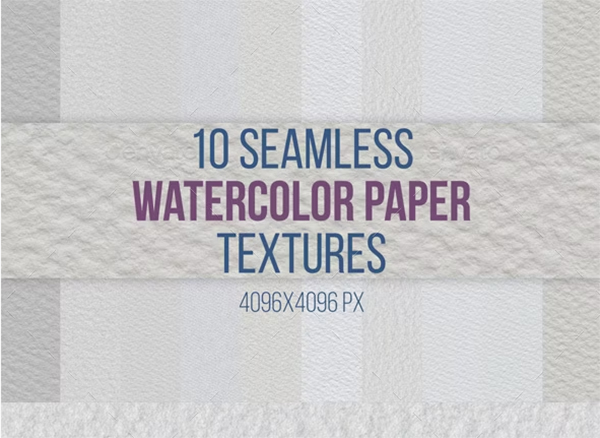 Seamless Watercolor Paper Texture