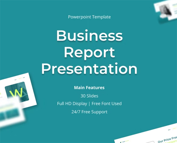 Business Report Powerpoint Template