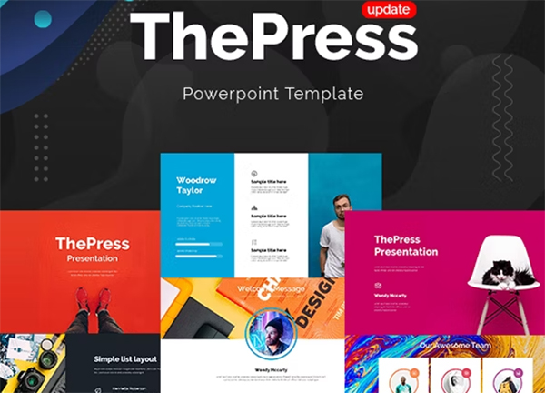 ThePress Animated Powerpoint Template