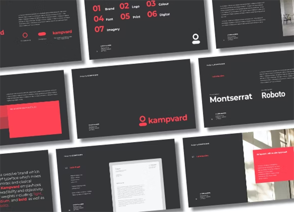 Kampvard Presentation Powerpoint Template