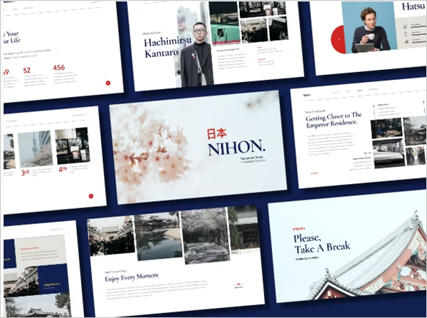 Nihon Tour and Travel Clean Presentation Powerpoint