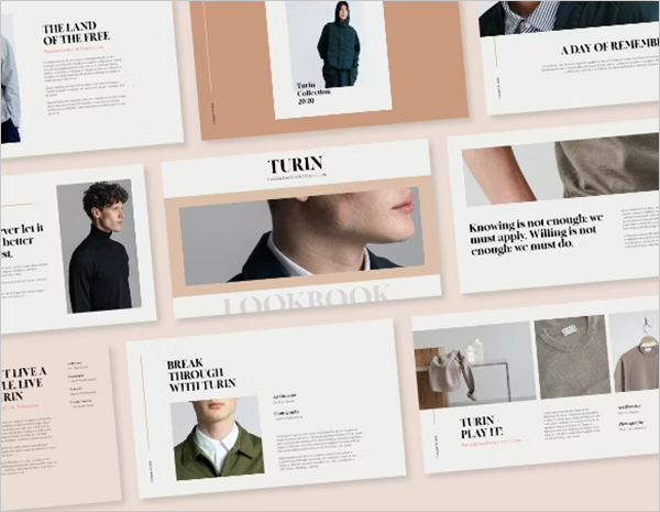 Fashion Lookbook Powerpoint Template