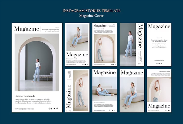 Free Minimal Magazine Templates