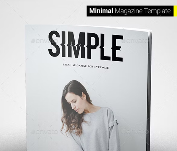 Minimal Magazine PSD Design