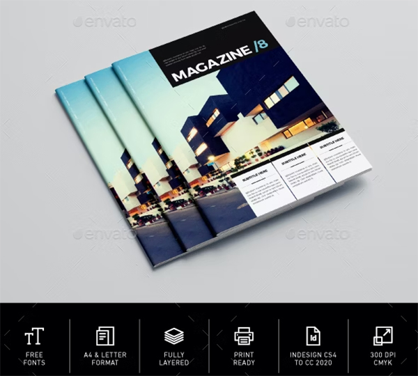Architecture Minimal Magazine Template