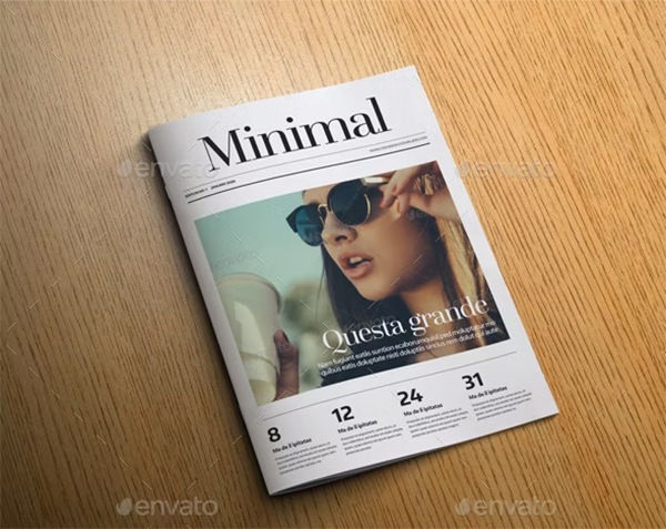 Minimal Magazine Design