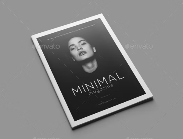 Minimal Magazine Print Template
