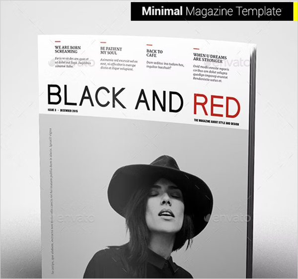 Simple Minimal Magazine Template