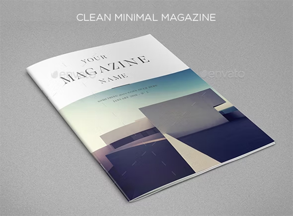 Clean Minimal Magazine Template