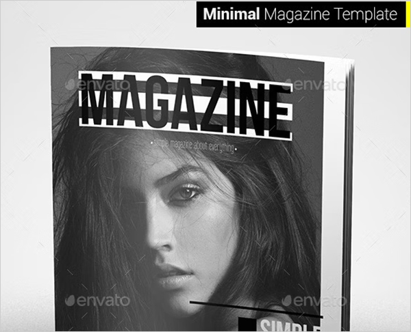 40 Pages Minimal Magazine Template