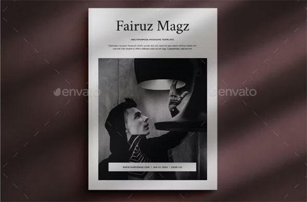 Minimal Magazine PSD Design Template
