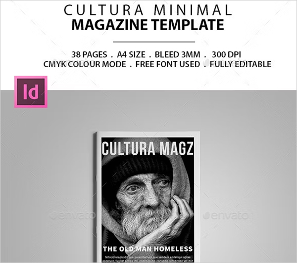 Cultura Minimal Magazine Template