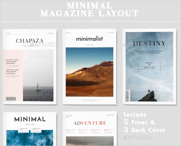 Minimal Magazine Layout Template