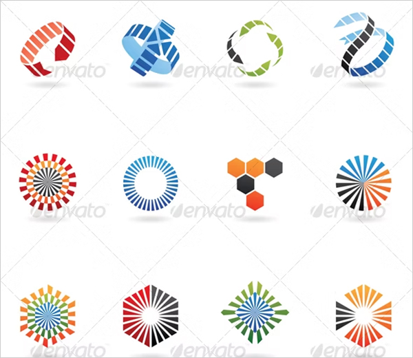 Abstract arrow icons Template