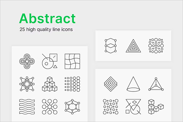 Abstract Icons Template