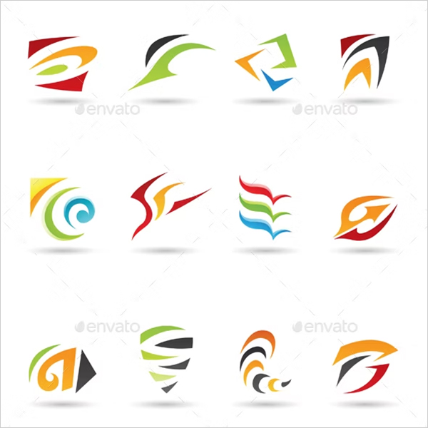 Abstract Icons PSD Template