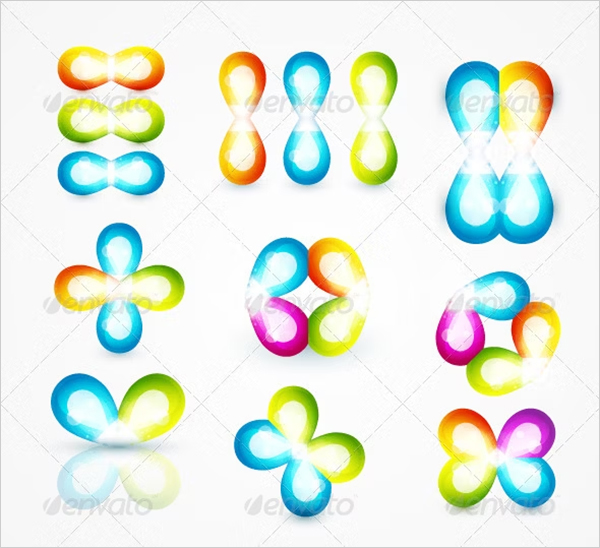 Vector Abstract Icons Templates