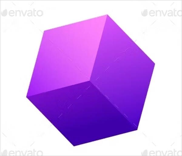 Cube Abstract Icon Template