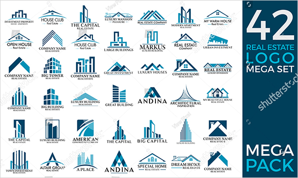 Mega Set and Big Group Logo Template