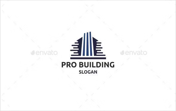 Building Logo PSD Template