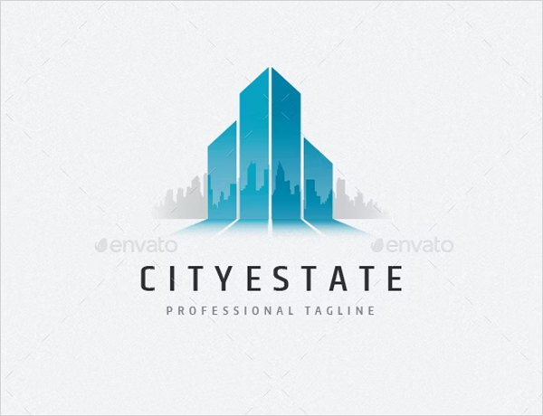 City Estate Buildings Logo Template