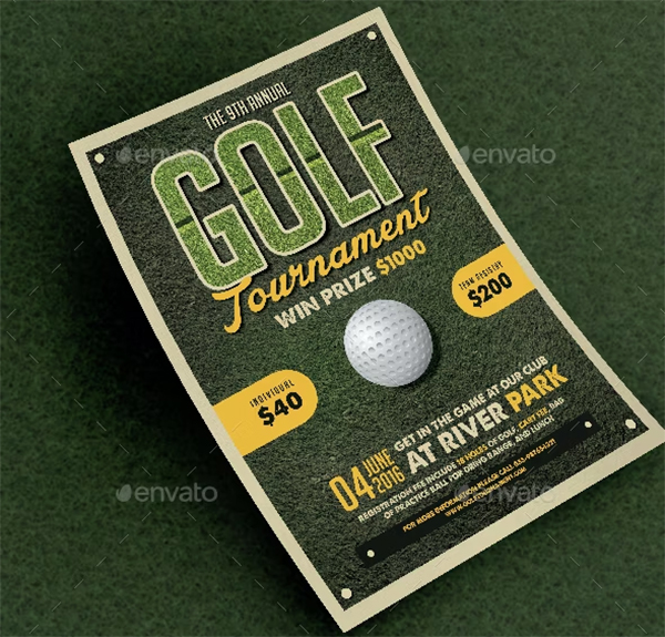 Event Golf Flyer Template
