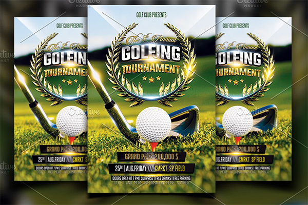 Commercial Golf Flyer Template