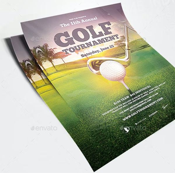 Golf Flyer Photoshop Design