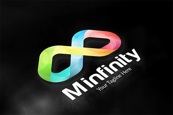 Infinity Letter M Logo Template
