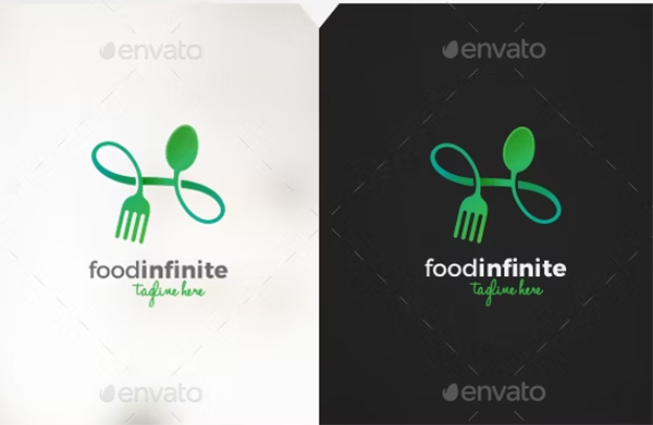 Infinite Food Logo Template