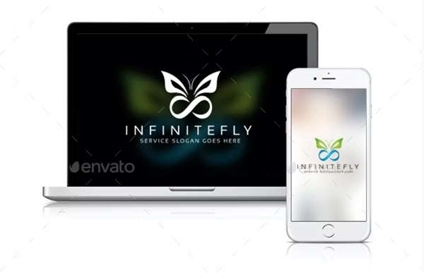 Infinite Fly Vector EPS Logo Template