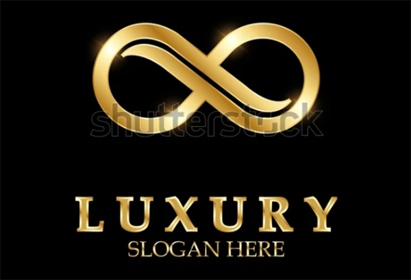 Luxury infinity Vector Logo Design