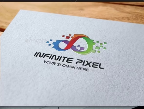 Infinite Pixel Logo Design