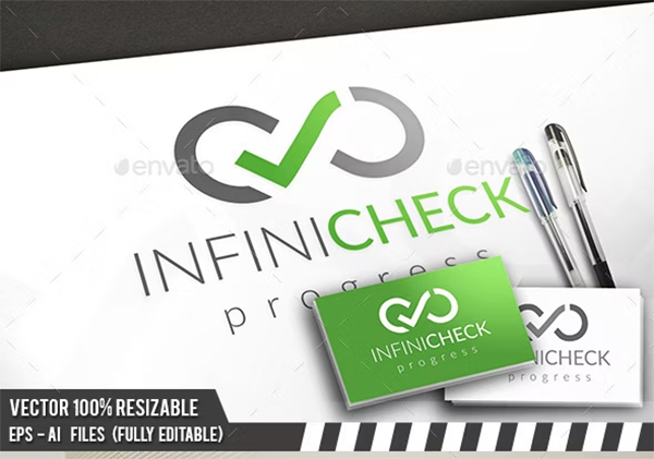 Infinite Check Logo Template